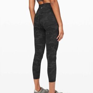 Lululemon Wunder Under High-Rise Tight 25" Full-On Luxtreme
 Camo Multi Grey sz6
